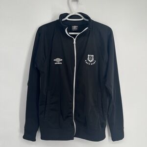 Umbro Mens Football Soccer Track Jacket Size Small  Black M5458